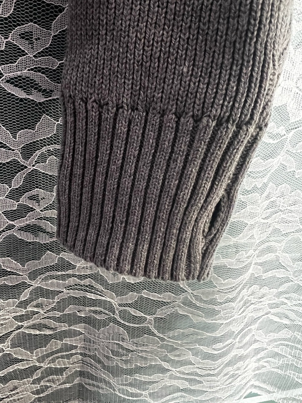 Aerie American Eagle Offline Knitted Cropped Sweater Small - Picture 6 of 6
